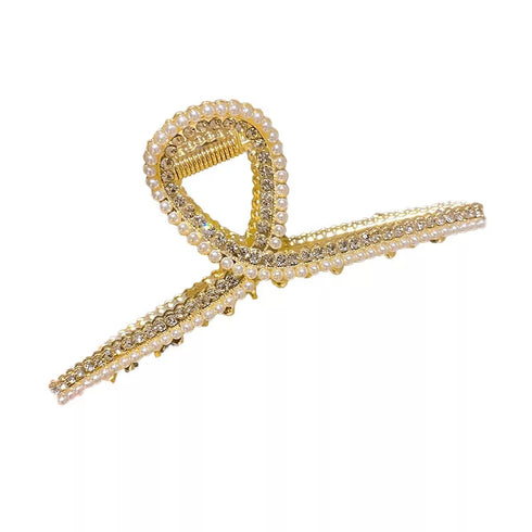 New Fashion Hair Claw Crystal Geometric Shark Clip